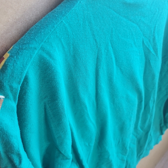 Women's long sleeve Aztec indigenous design silver tee shirt medium - Picture 9 of 10